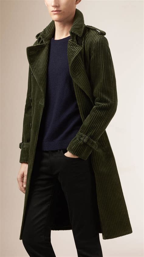 green burberry winter coat men|Burberry men's overcoat.